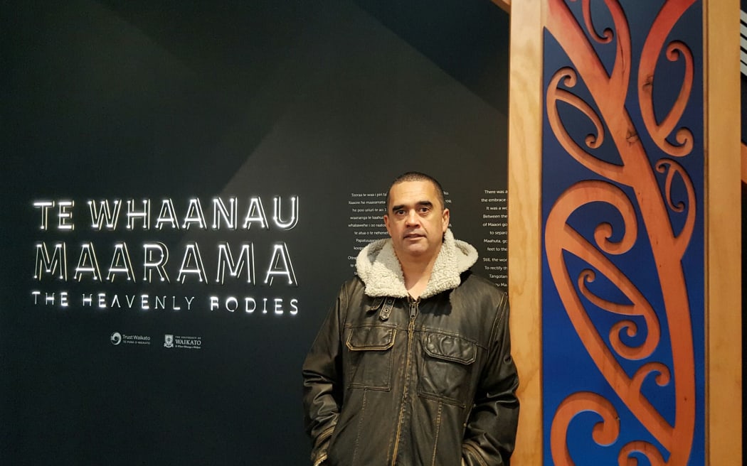 Exhibition curator Rangi Mātāmua