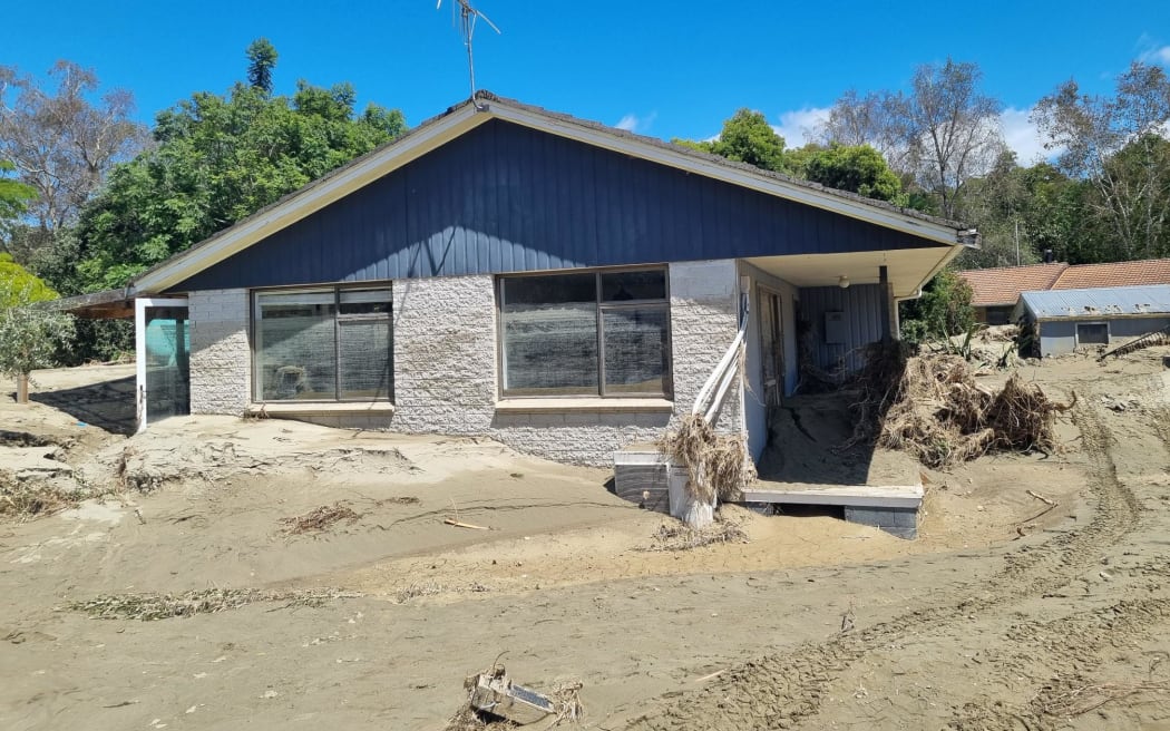 Flood damage in the Esk Valley in Hawke’s Bay.