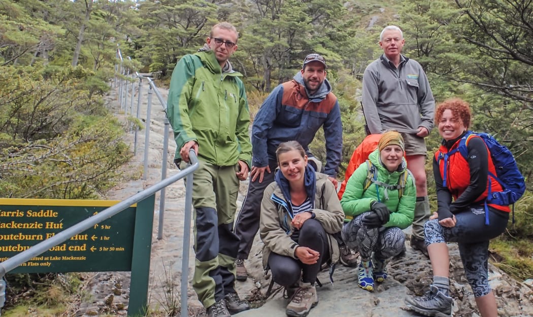 Members of Queenstown's Czech & Slovak Club put up a plaque to Ondrej Petr who died while tramping.