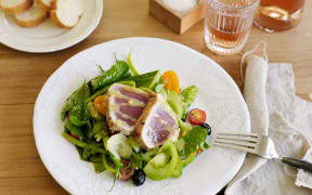 Julie Biuso's Nicoise Salad with  a few extras