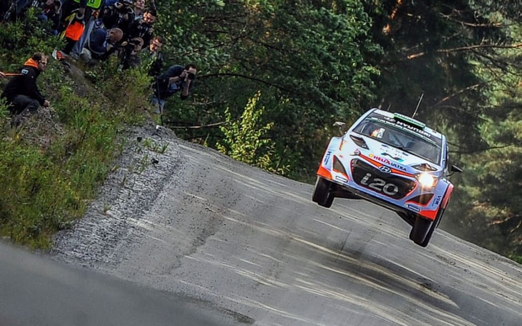 Plenty more roller coaster roads lie in store for Haydon Paddon in the Rally of Finland.