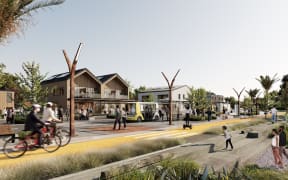 Winton housing development in Papakura, an artists impression