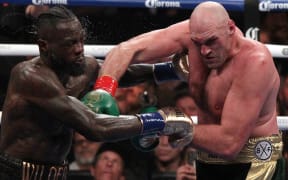 Deontay Wilder (left) and Tyson Fury
