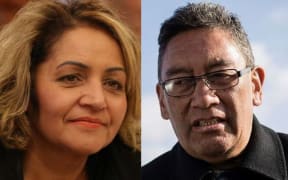 Marama Fox and Hone Harawira