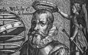 A sketch of Dutch navigator Willem Schouten by Mattheus Merian in 1631.