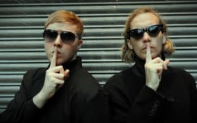 The hosts of This Paranormal Life Rory Powers and Kit Grier (Supplied)