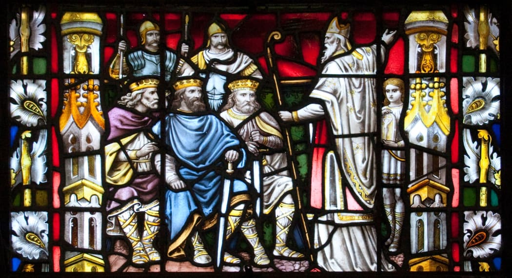 St Patrick preaching to the kings. Carlow Cathedral, Ireland