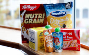 A selection of common foods considered processed to different degrees.