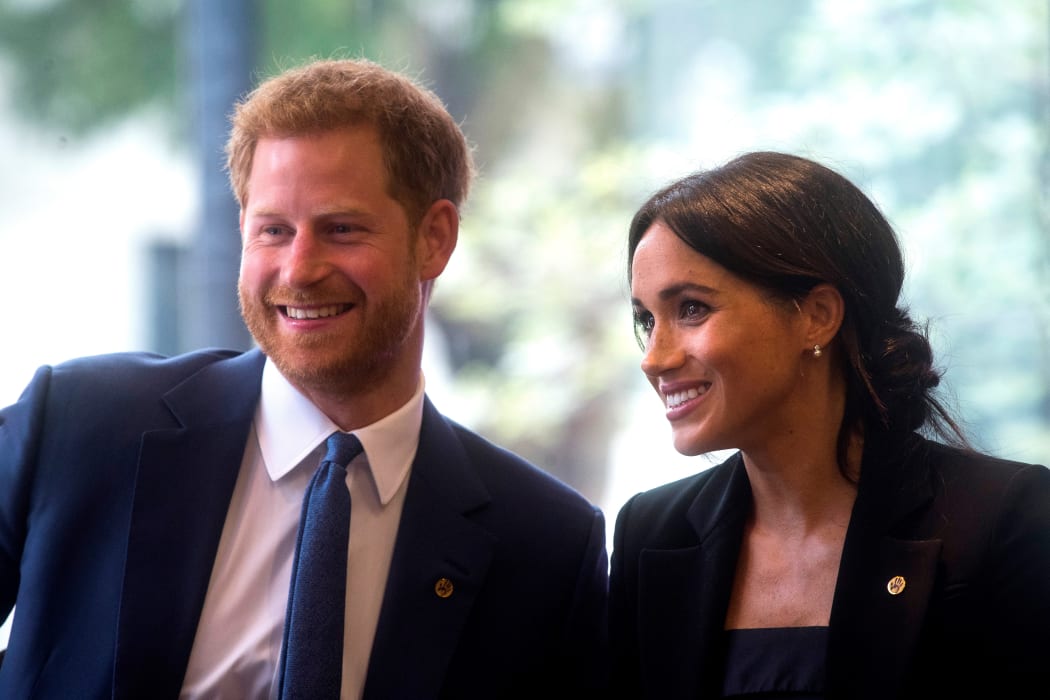 Prince Harry, Duke of Sussex, and his wife Meghan, Duchess of Sussex in London.