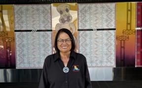 Lady Tureiti Moxon  at the new Taakiri Tuu Wellness and Diagnostic Centre in Hamilton.