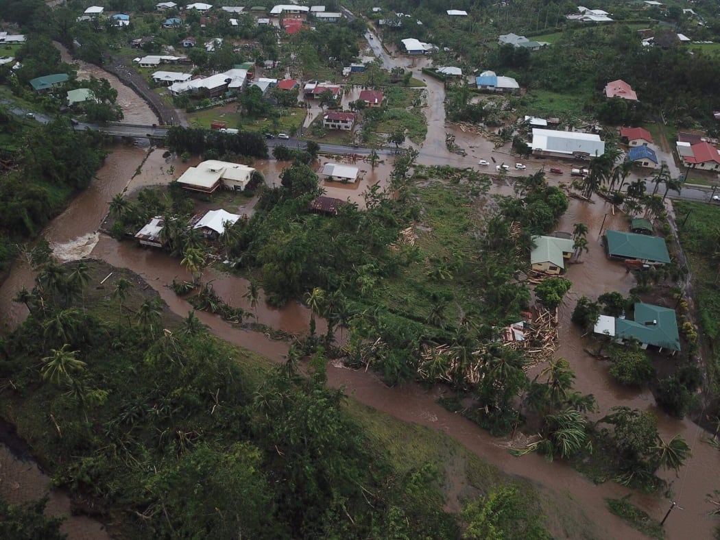 Flooding in Lelata Village in Apia
