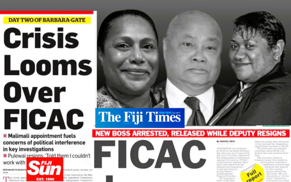 The Fijians government is backing the appointment of the country's new anti-corruption chief who was under investigation by the office she now heads, which has left the Fijian people asking questions.