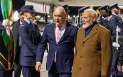 Prime Minister Christopher Luxon welcomes his Indian counterpart, Narendra Modi, to Auckland on 10 July 2026.