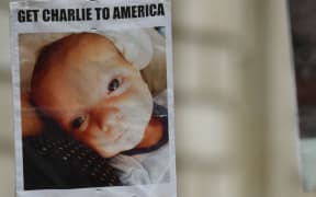 People gather in support of continued medical treatment for Charlie Gard.