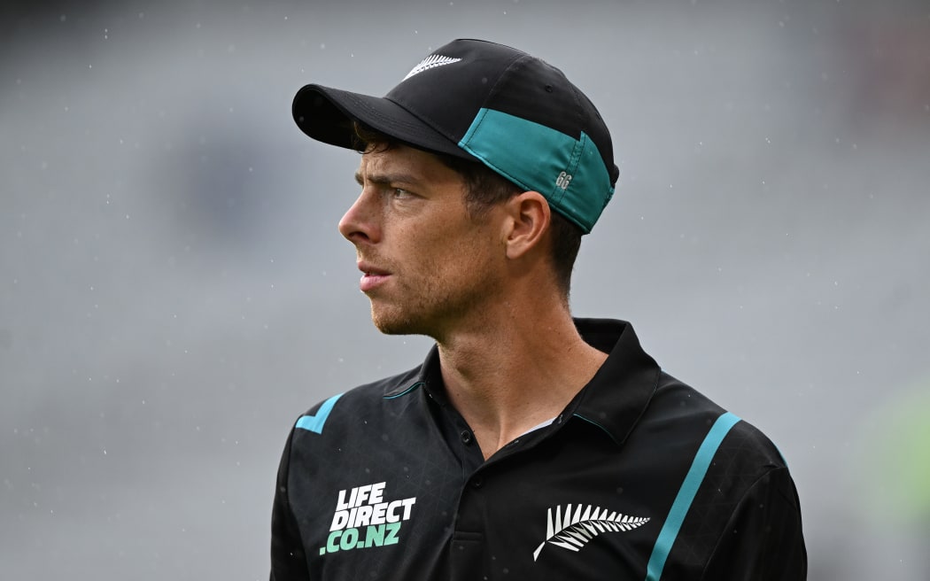 New Zealand cricketer Mitchell Santner.