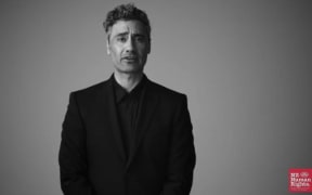 Taika Waititi in Human Rights Commission anti-racism campaign.