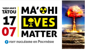 Anti-nuclear protest in Tahiti