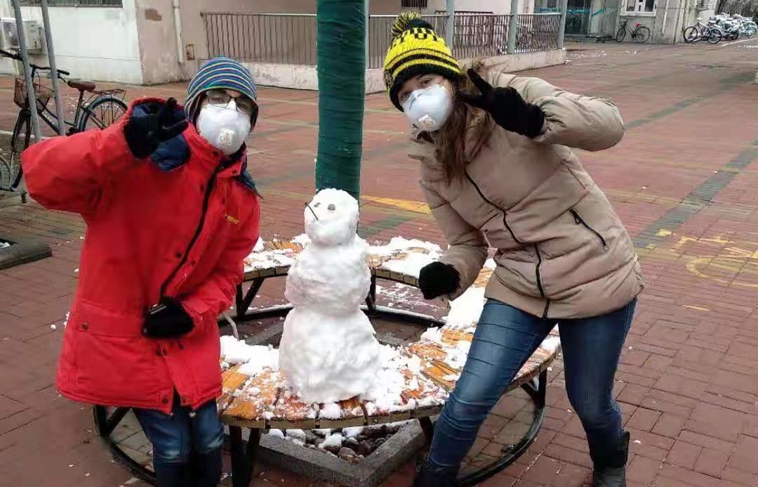 Christchurch woman Miriam Dixon and husband Michael in Tianjin earlier this year.