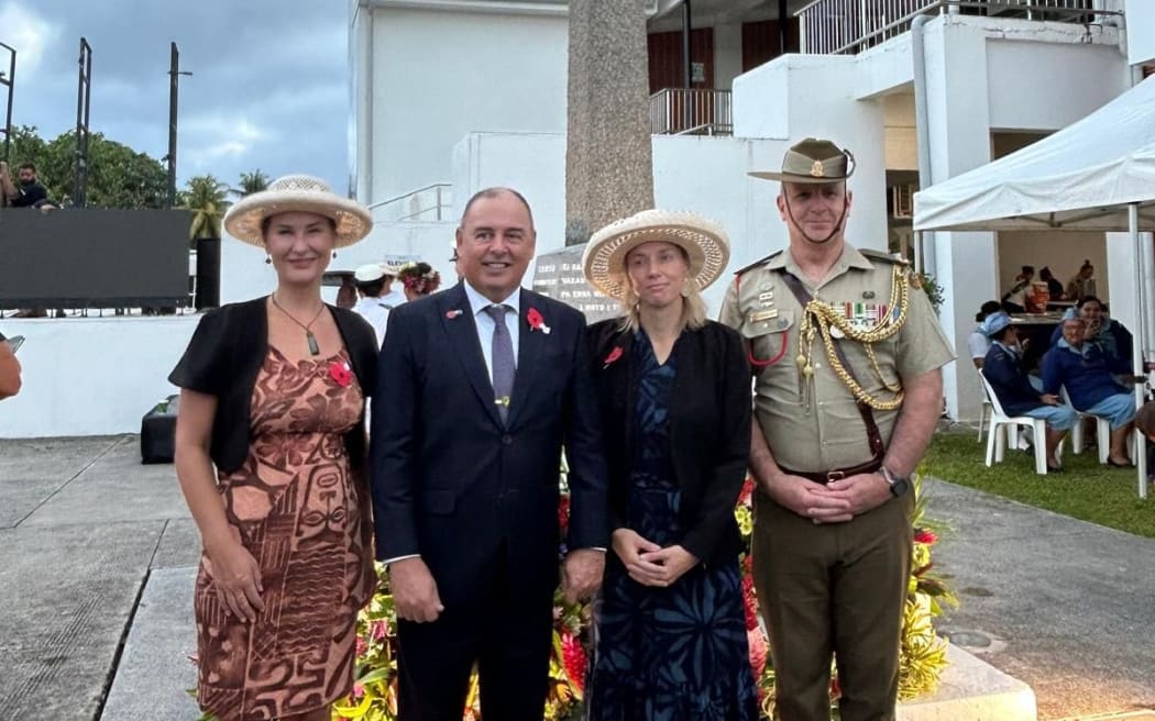 ANZAC Dawn service held in Rarotonga, Cook Islands with Prime Minister Mark Brown leading dignitaries