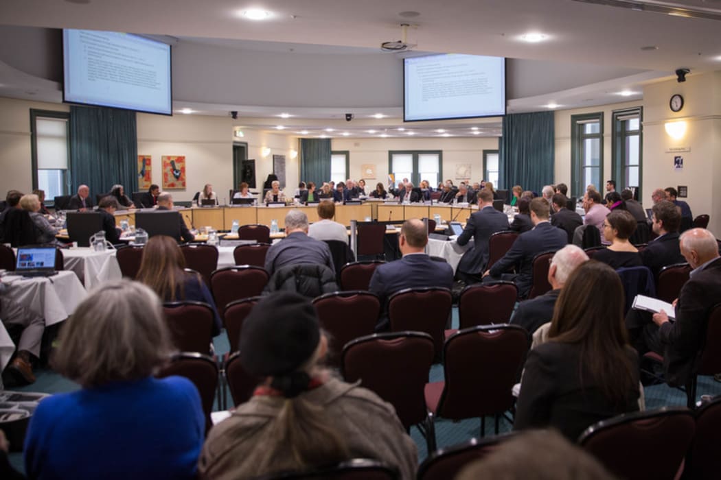Council development committee meeting about Unitary Plan. 10 August 2016.