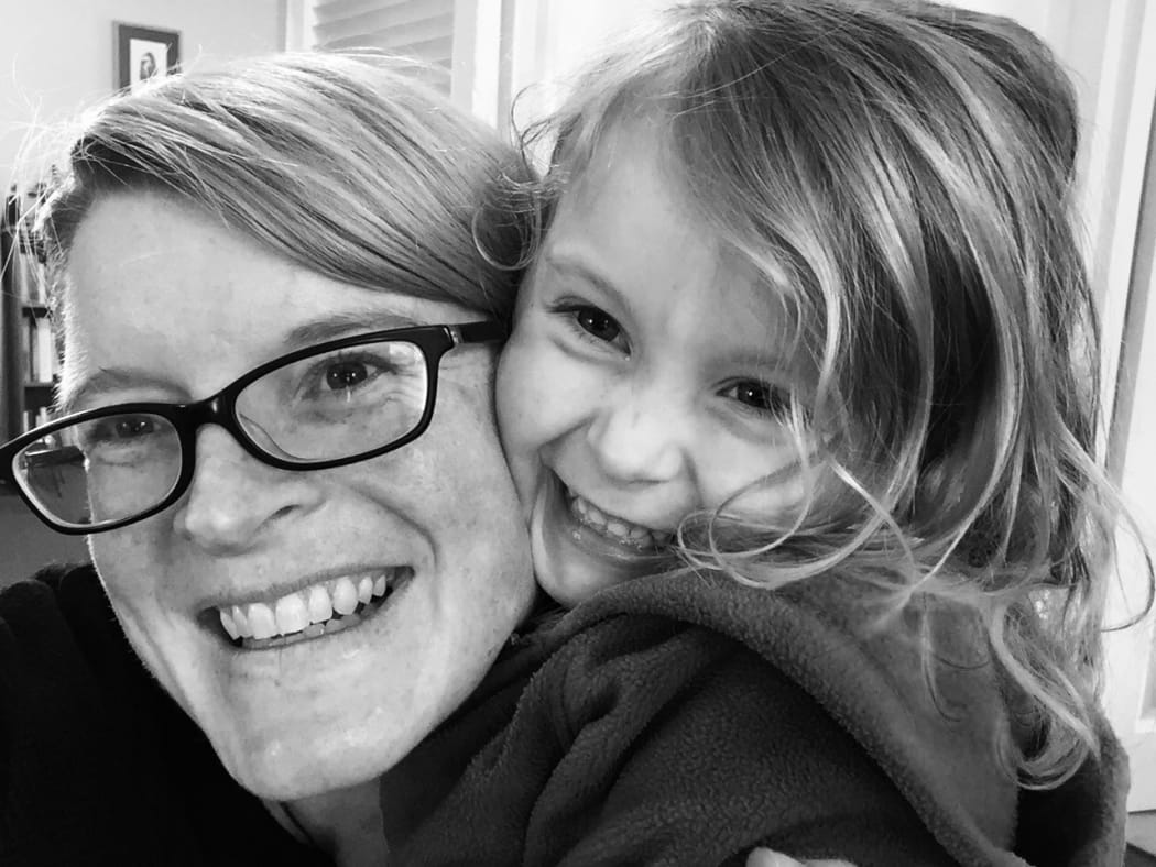 Holly Walker and her daughter Esther.