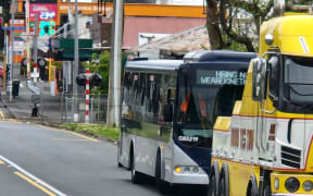 Police have closed parts of Captain Springs Road and Church Road after an assault on the number 74 bus service in Onehunga.