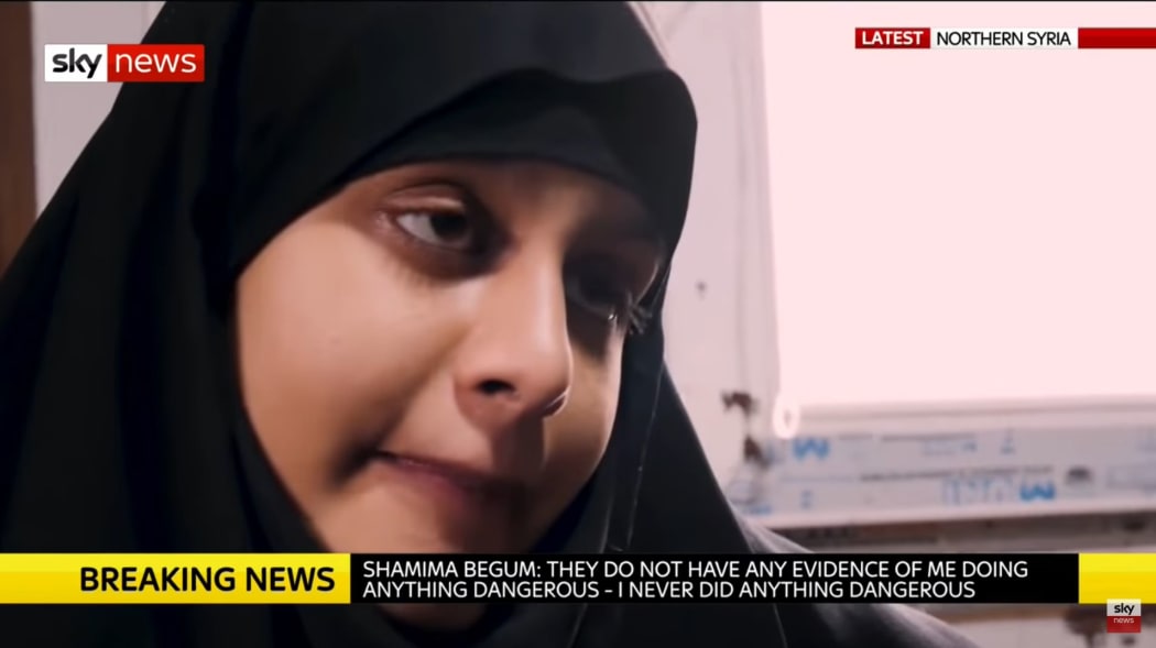 'Isis bride' Shamima Begum talks to Sky News.