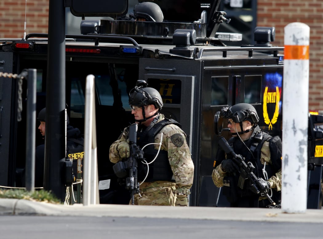 Officers respond to an attack at the Ohio State University that left eight people injured.