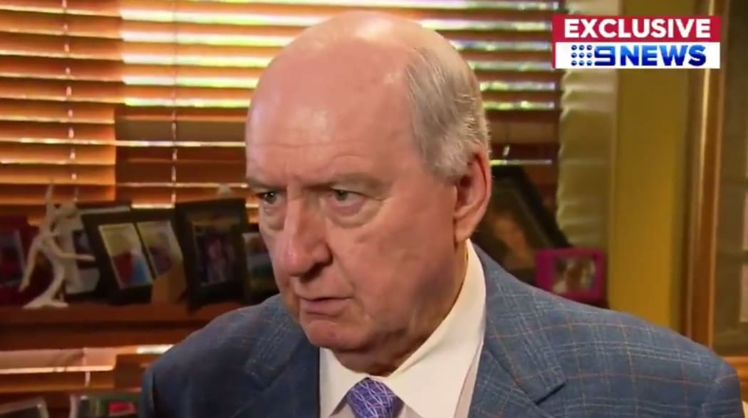 Alan Jones confronted by Channel 9 news after more of his controversial comments last week made fresh headlines.