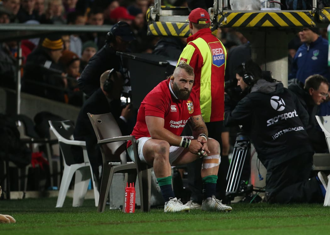 Lions prop Joe Marler in the sin bin in the match against the Chiefs 20/06/17