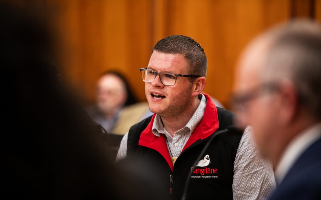 Corey Hebberd submitting at select committee for the Treaty Principles Bill