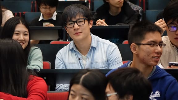 Hundreds attended a meeting at the University of Auckland on 1 April 2016 prompted by recent violent attacks on international students.