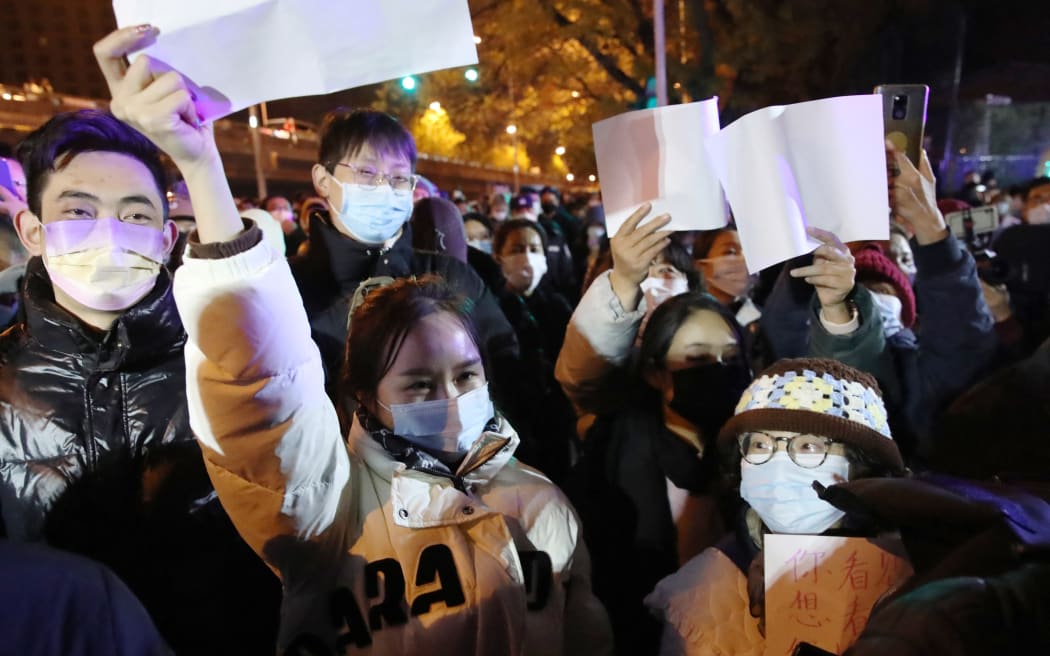 Technology has become the double-edged sword of Asia's protests | RNZ News