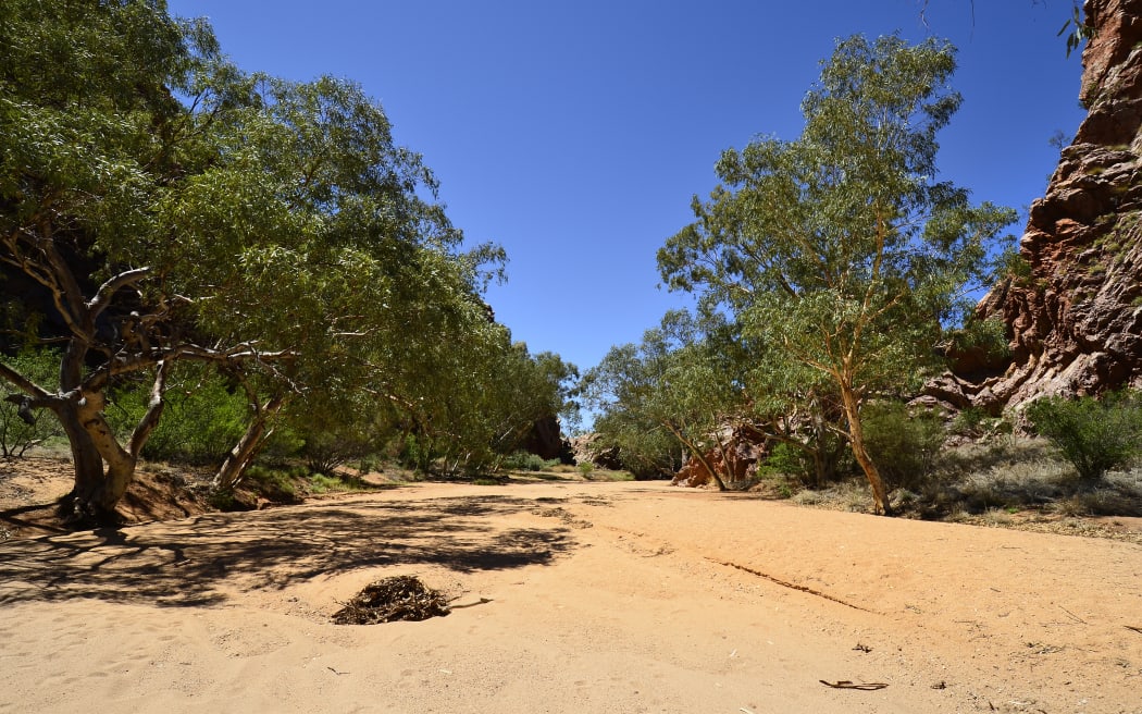Australia, NT, Emily Gap in East McDonnell Range national park