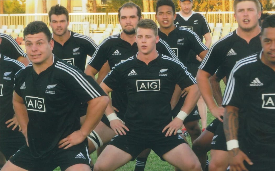 Luke Campbell in the New Zealand under 20 side 2015.