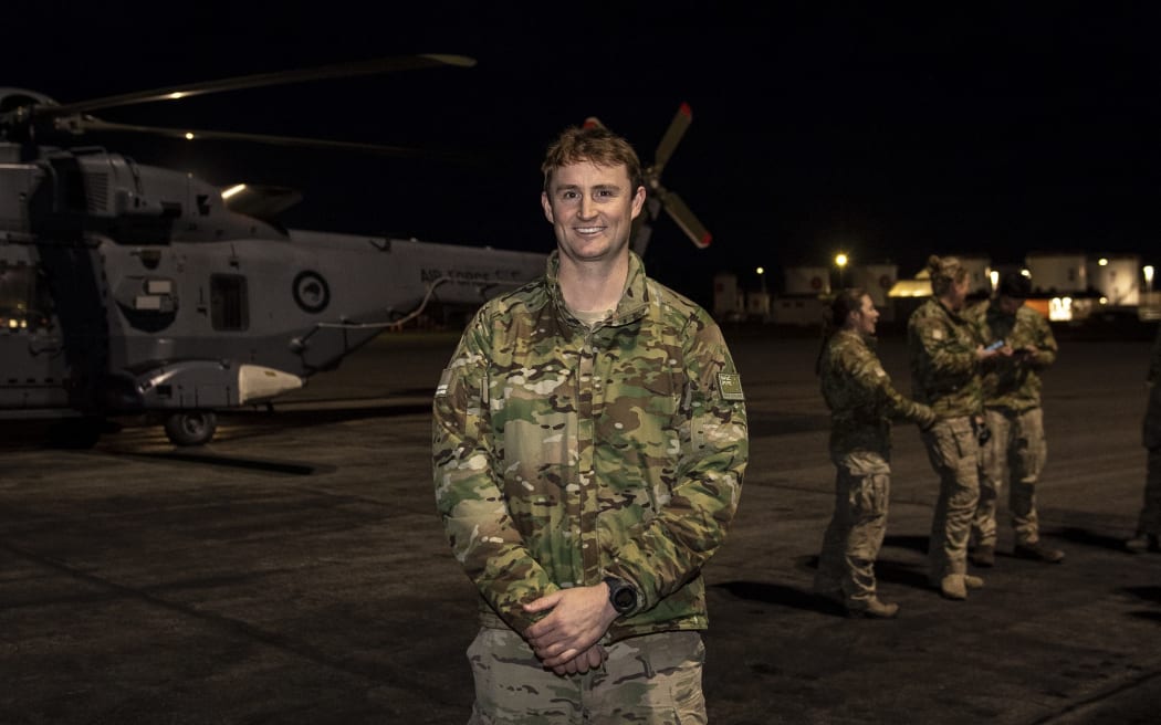 Squadron Leader George McInnes from the Royal New Zealand Air Force,