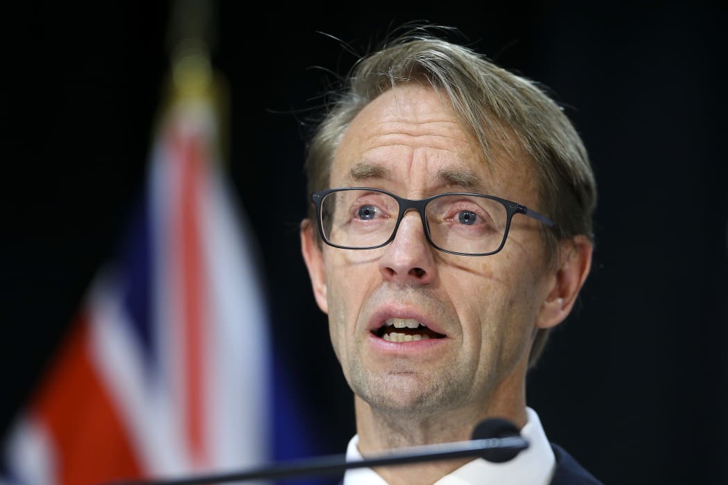 Director-General of Health Dr Ashley Bloomfield speaks to media during a press conference at Parliament on May 04, 2020 in Wellington, New Zealand.