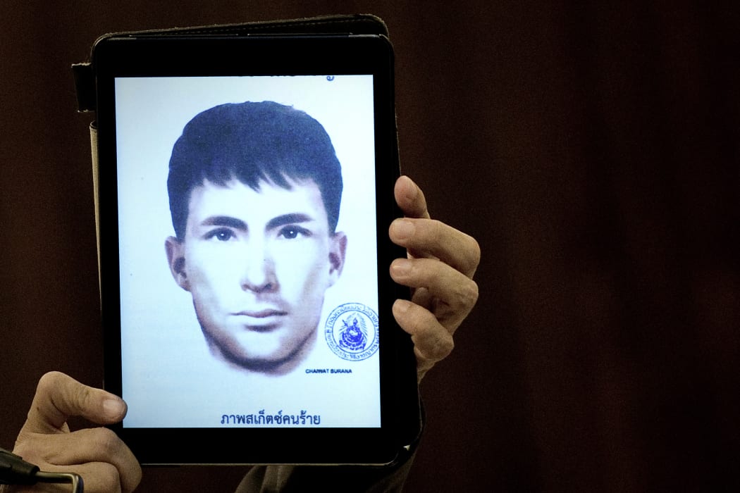 A picture of Ali Jolan, a foreign man wanted by Thai police in relation to the bombing in Bangkok.