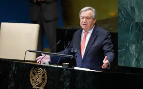 Antonio Guterres Secretary-General of the United Nations at the opening of the 73rd Session of the UN General Assembly at the United Nations headquarters in New York on Tuesday,
