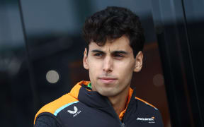 Brazilian Gabriel Bortoleto before a Formula 1 Grand Prix in 2024.