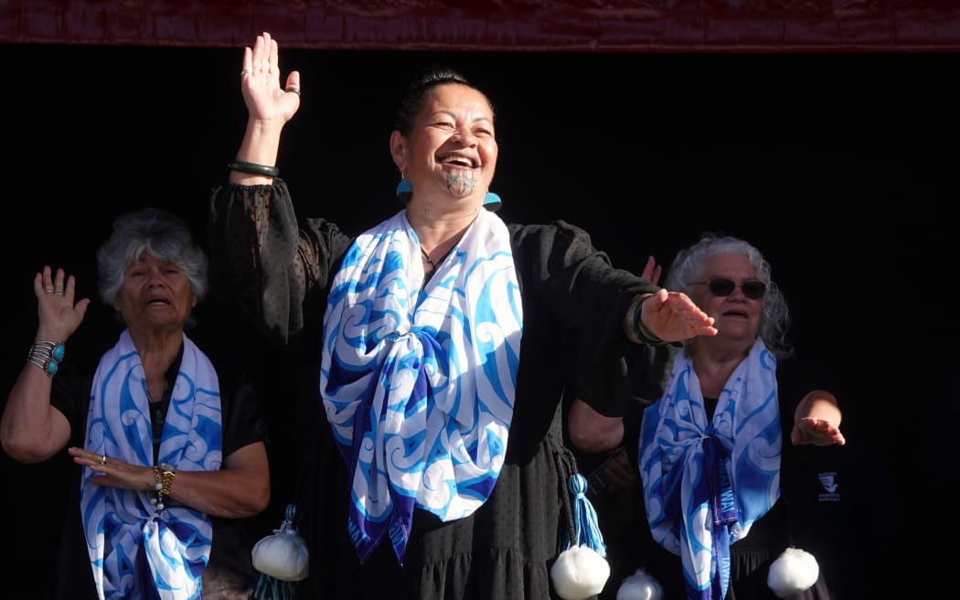 Performers from Ngātiwai Kaumātua Kapa Haka prove age is no barrier to putting on a good show.