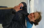 To gather hair samples from New Zealand sea lions Lucy Jack uses a cheap razor attached to a broom handle with a hose clamp.
