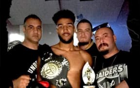 Vahid Unesi (L) Hayellom Tesfay (middle) and Scott Aitken