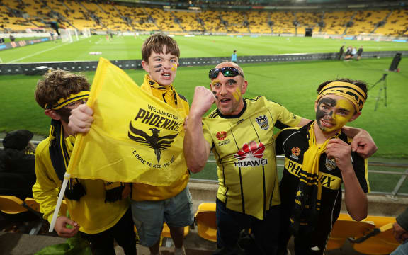 Fans during the A-League Men’s Semi Final 1 (2nd leg) - Wellington Phoenix v Melbourne  Victory FC at Sky Stadium, Wellington on the 18th May 2024.