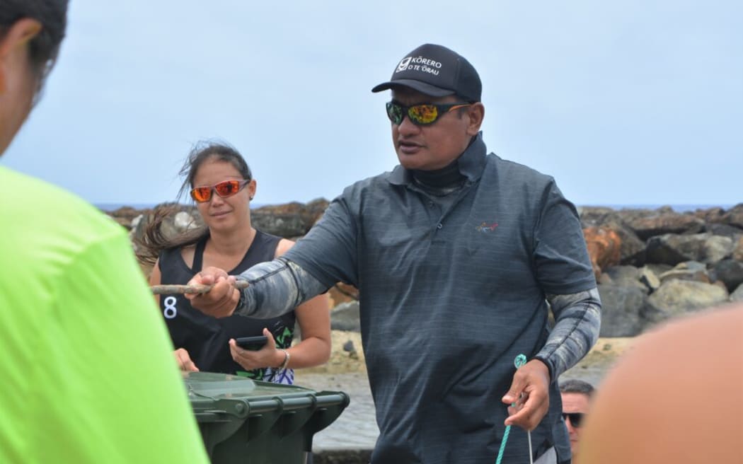 Dr Teina Rongo who leads Operation Taramea says past crown-of-thorns outbreaks decimated Cook Islands reefs.