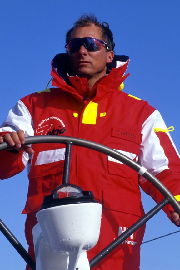 Chris Dickson, Tokio, Whitbread round the world yacht race, 1994.
