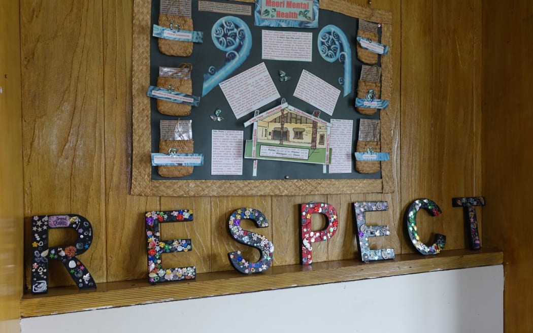 An art work created by women at the shelter.