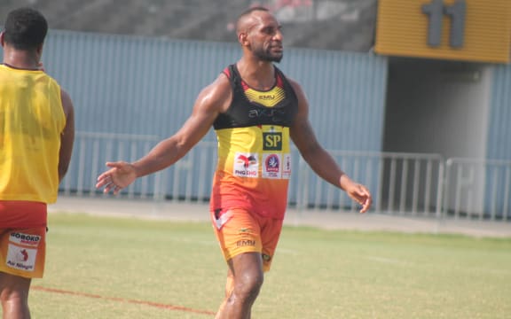 PNG Hunters fullback Stargroth Amean.