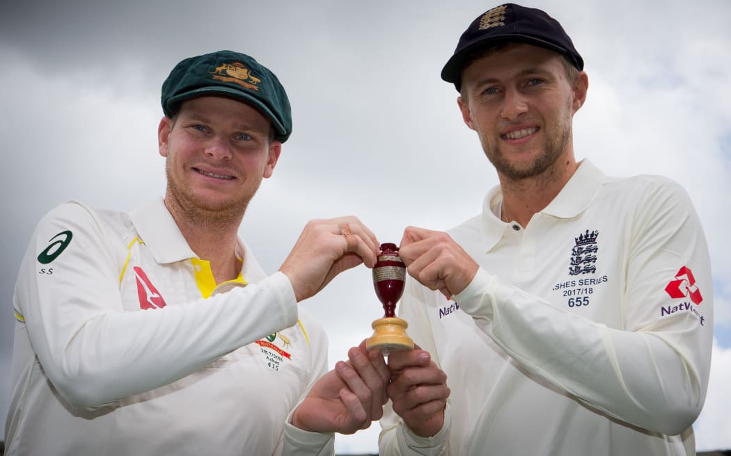 Australian captain Steve Smith and England counterpart Joe Root.