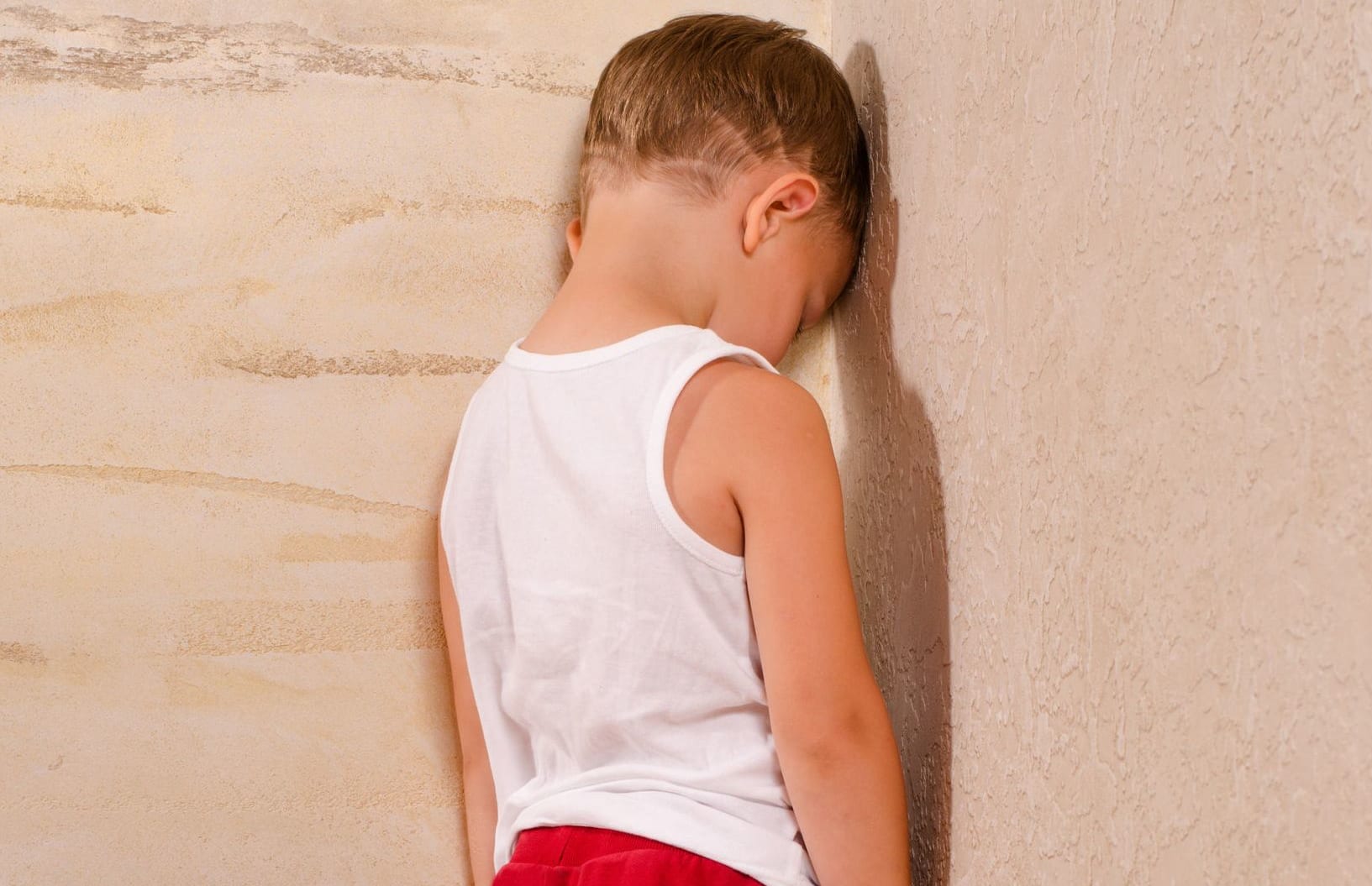 boy child in time out